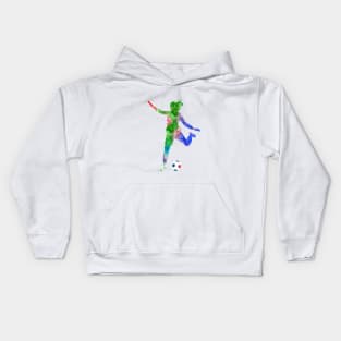 Girl Soccer Kids Hoodie